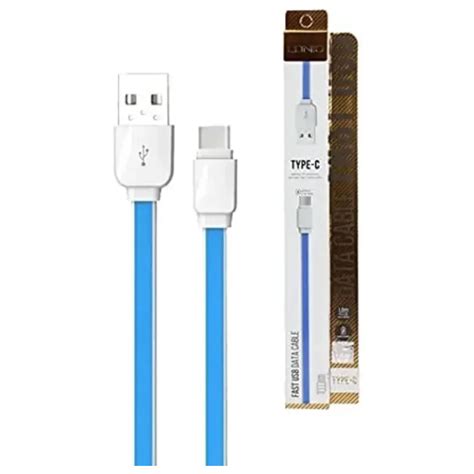 LDNIO XS07 Type C USB Cable For Android Blue Technology Valley