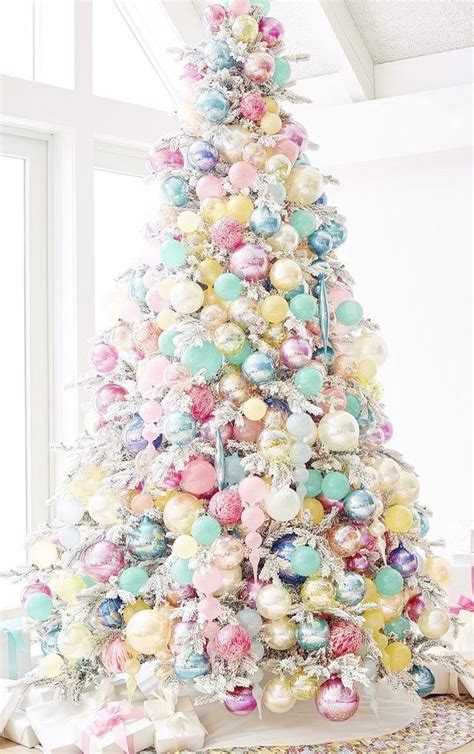 30+ Pastel Christmas Tree Decorations – HomeDecorish