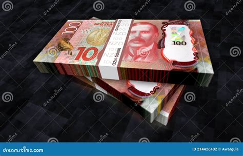 New Zealand Dollar Money Banknotes Pack Illustration Stock Illustration Illustration Of Bill