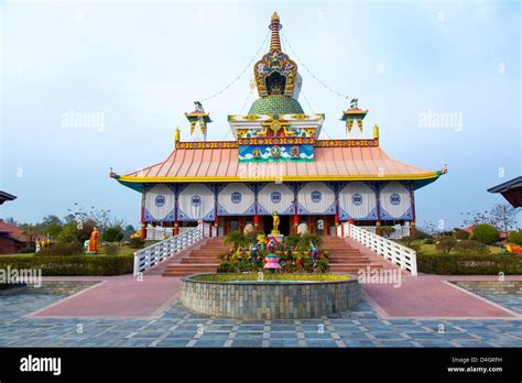 The German Temple, Lumbini, Nepal Stock Photo - Alamy