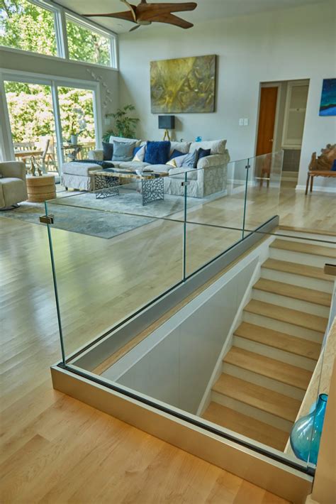 Open Concept Glass Railing Shoe Railing Glass Railings Viewrail