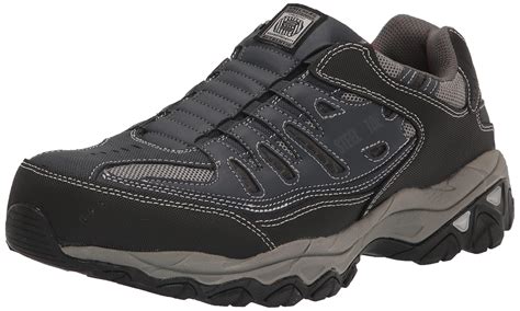 Skechers Cankton Steel Toe Construction Shoe in Black for Men | Lyst