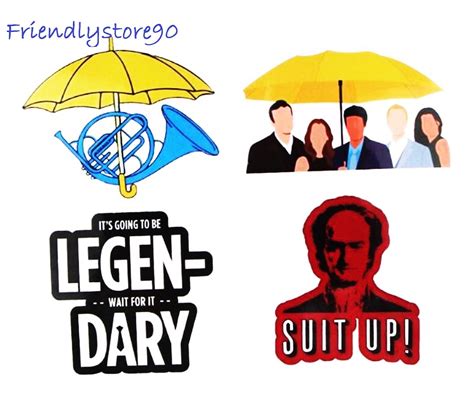 How I Met Your Mother Sticker 37 Pcs Etsy