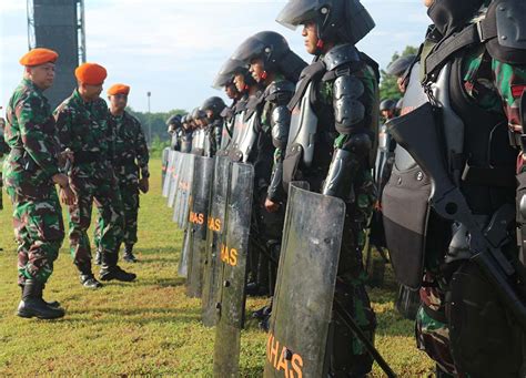 Prajurit Batalyon Komando 463 Kopasgat Ikuti Gelar Pasukan Phh Dalam