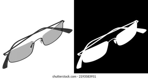 3d Rendering Illustration Top Rimless Eyeglasses Stock Illustration 2193583951 Shutterstock