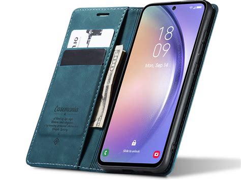 Casemania Bookcase Groen Samsung Galaxy A Hoesje