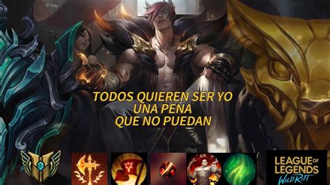 LA CARREADA DEL SIGLO SET TOP LANE WILD RIFT Rumbo A Master 3