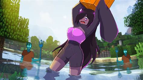 Endergirl S Life When She Encounters Water Minecraft Anime YouTube