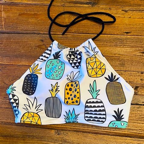 Swim Pineapple Bikini Top Poshmark