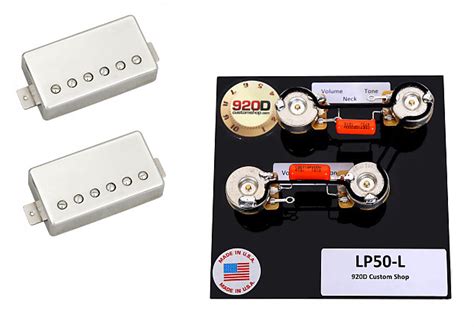 Duncan Hot Rodded Humbucker Pickup Set Nickel Les Paul Reverb