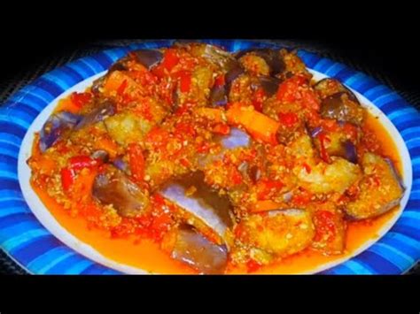 Resep Sambal Terong Balado Sedap Pedesnya Bikin Nagih Youtube