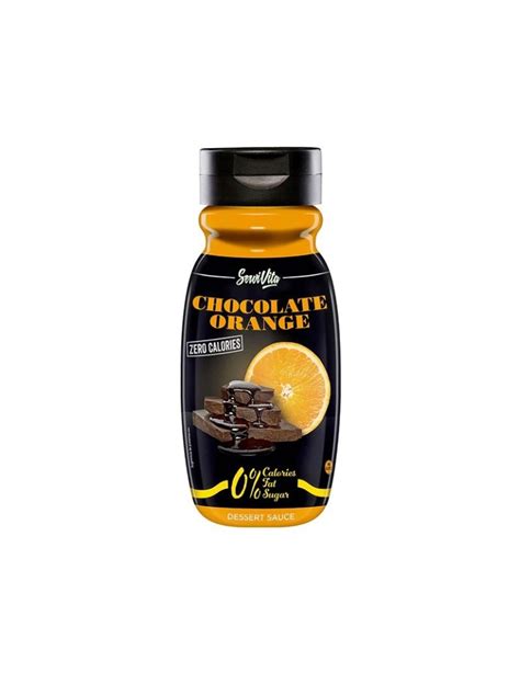 Servivita Salsa Cioccolato E Arancia 320ml Zero Zuccheri