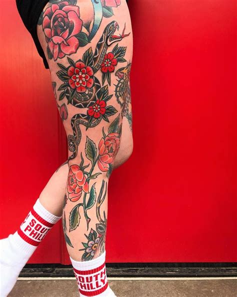 Chelsea Rhea In Leg Tattoos Women Leg Tattoos Shin Tattoo