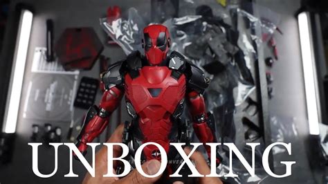 Unboxing Hot Toys Armorized Deadpool Diecast Comic Youtube