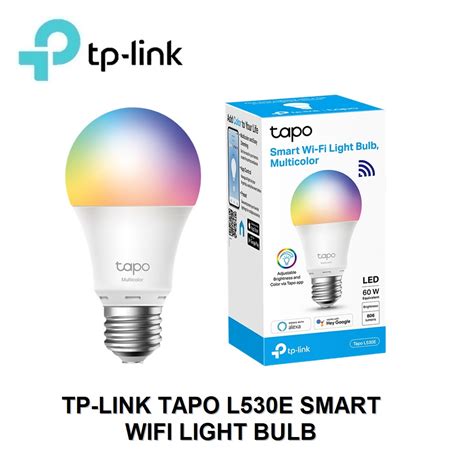 TP Link Tapo L530E Smart LED Bulb Wifi Multicolor Dimmable E27 Remote