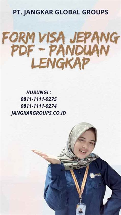 Form Visa Jepang Pdf Panduan Lengkap Jangkar Global Groups