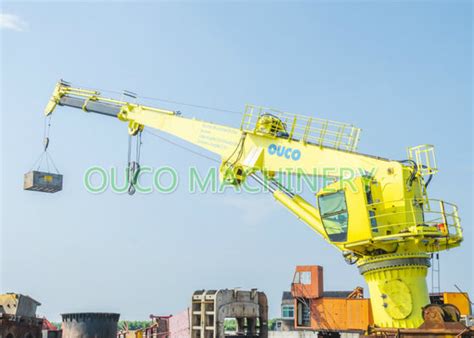 Ton Offshore Knuckle Boom Crane With Heavy Lifting Abs Hydraulic System