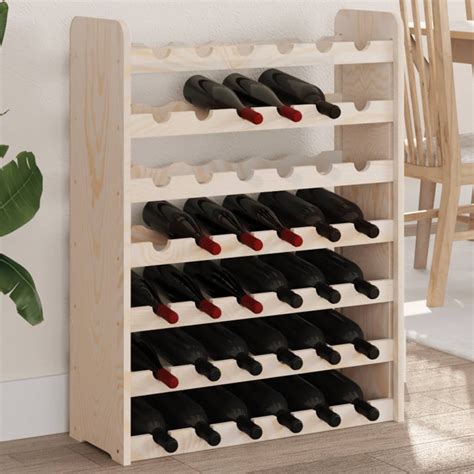 VidaXL Stojak Na Wino 67 5x25x87 Cm Lite Drewno Sosnowe VidaXL