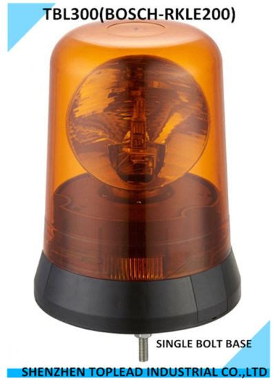 China Toplead Amber Magnetic Mount Revolving Beacon Light 12 24V H1