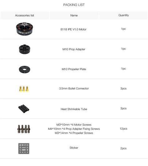 Mad 8118 Eee 100kv 145kg Thrust Motor For Uav Drone A Pair Free Air