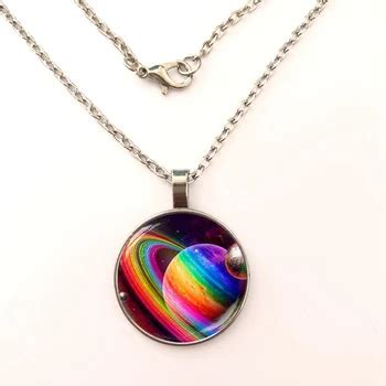 Gay Pride Planet Pendant Necklace Queerks