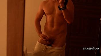 Muscular Guy Couldn T Pass By The Mirror Without Jerking Off XVIDEOS