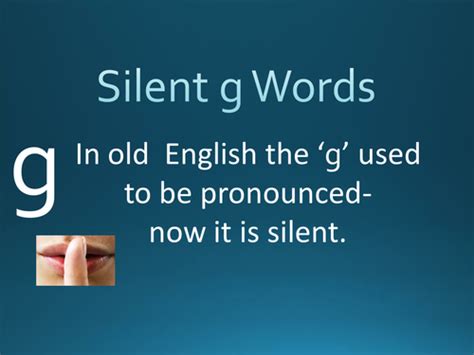 Spelling of Silent G Words | Teaching Resources