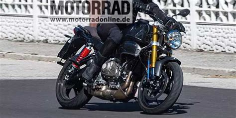 Aprilia RS Based Naked Retro Bike Spied Testing RE Rival