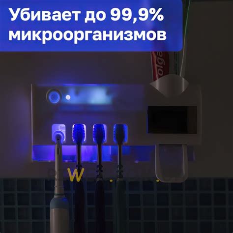 Стерилизатор (дезинфектор) держатель для зубных щеток, Toothbrush ...