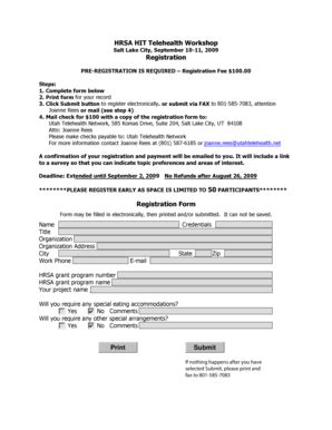 Fillable Online Healthcare Utah Electronic Registration Form