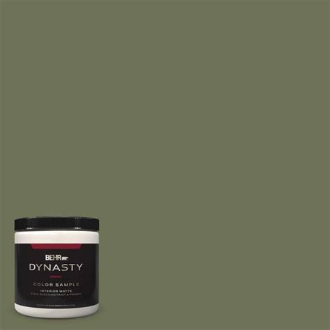 BEHR DYNASTY 8 Oz MQ6 53 Herb Cornucopia One Coat Hide Matte Stain