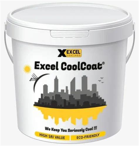 Excel Coatings Matt Heat Reflective Paint For Metal Roof, Liquid at ...