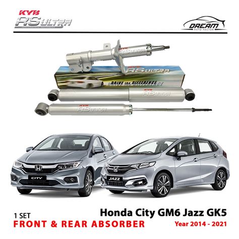 Honda City Gm6 T9a Jazz Gk5 T5a Kayaba Kyb Rs Ultra Front And Rear