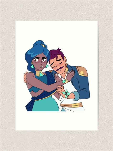 She Ra Sea Hawk And Mermista At Princess Prom She Ra And The Princesses Of Power Art Print