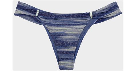 ViX Moonlight Bia Tube Brazilian Bikini Bottoms In Blue Lyst