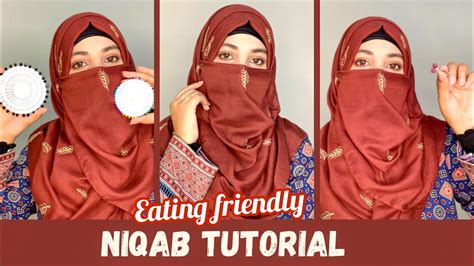 Eating Friendly Niqab Tutorial By Asma Abbasi Most Requested Hijab