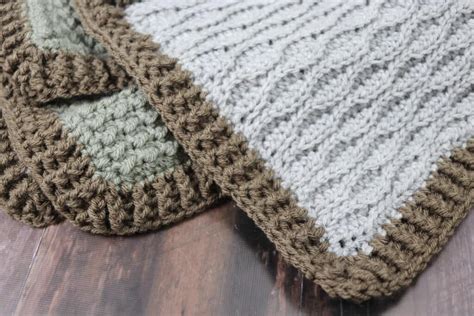 Ribbed Blanket Edging Crochet Pattern | Rich Textures Crochet