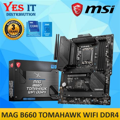 Msi Mag B Tomahawk Wifi Ddr Atx Lga Motherboard Lazada