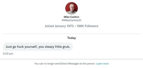 Mike Carlton On Twitter This Anonymous Moron MuppetMasher Started