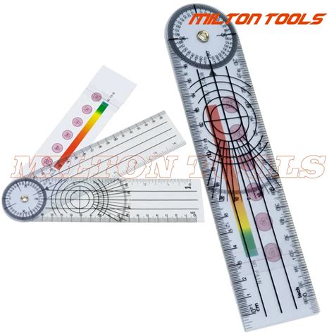 Medidor 2 em 1 e goniômetro espinha governante testador de movimento