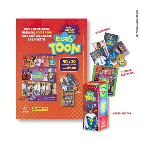 Kit Envelopes Luccas Toon Tiktoons Figurinhas Shopee Brasil