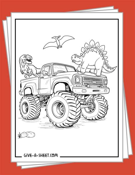 Monster Truck Coloring Pages | Free PDF Printables | Monster truck ...