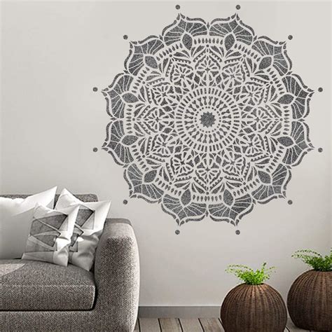 Design In Mandala Design Wall Painting Stencils Wall Design Stencils