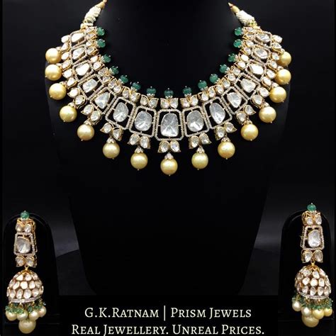 Timeless Diamond Polki Necklace Sets Glittering With Their Maker S