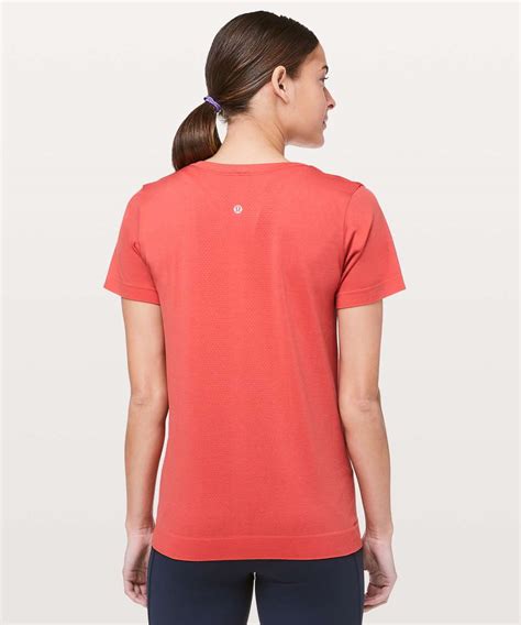 Lululemon Swiftly Tech Short Sleeve Breeze Relaxed Fit Poppy Coral