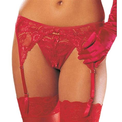 Shirley Of Hollywood X20412 Plus Size Lace Garter Belt