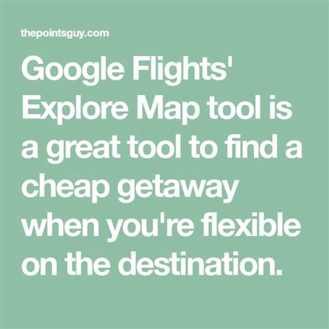 How To Use Google Flights A Guide To Finding Flight Deals The Points