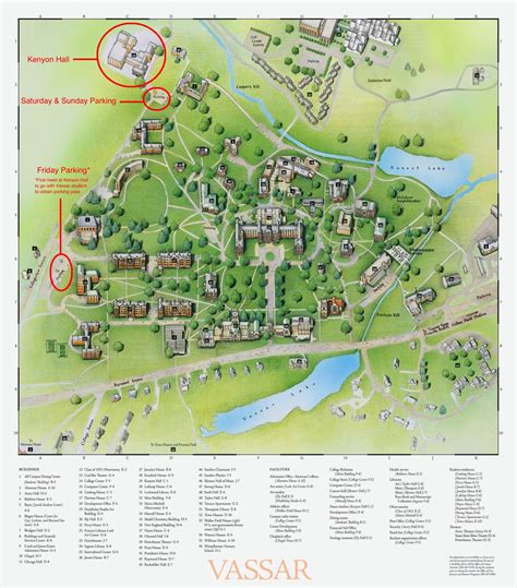 Kenyon College Campus Map