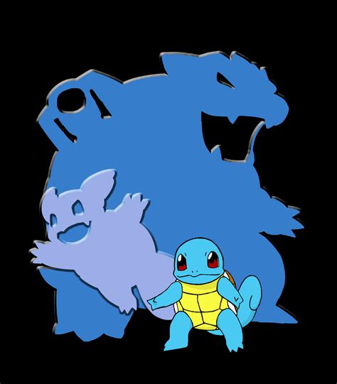 Evolution of Squirtle by KeyBladeJoJo on DeviantArt