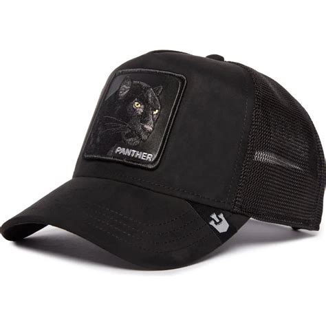 Gorra Trucker Negra Pantera The Suede Panther Blacked Out The Farm De